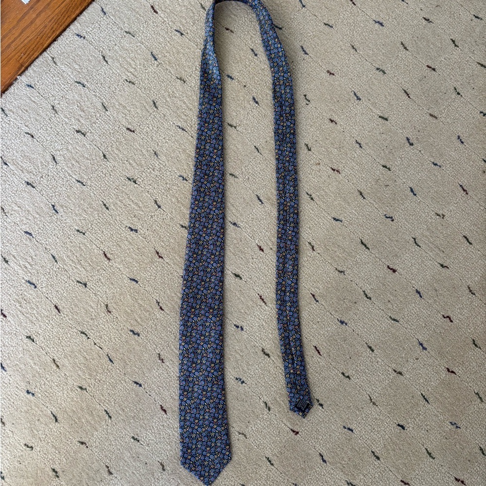 Pierre Cardin Blue and Yellow Tie Brand New, never worn